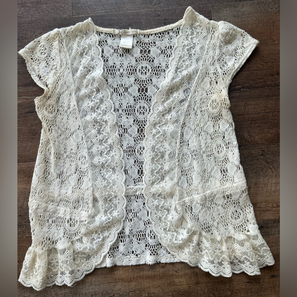 Lace shirt - small